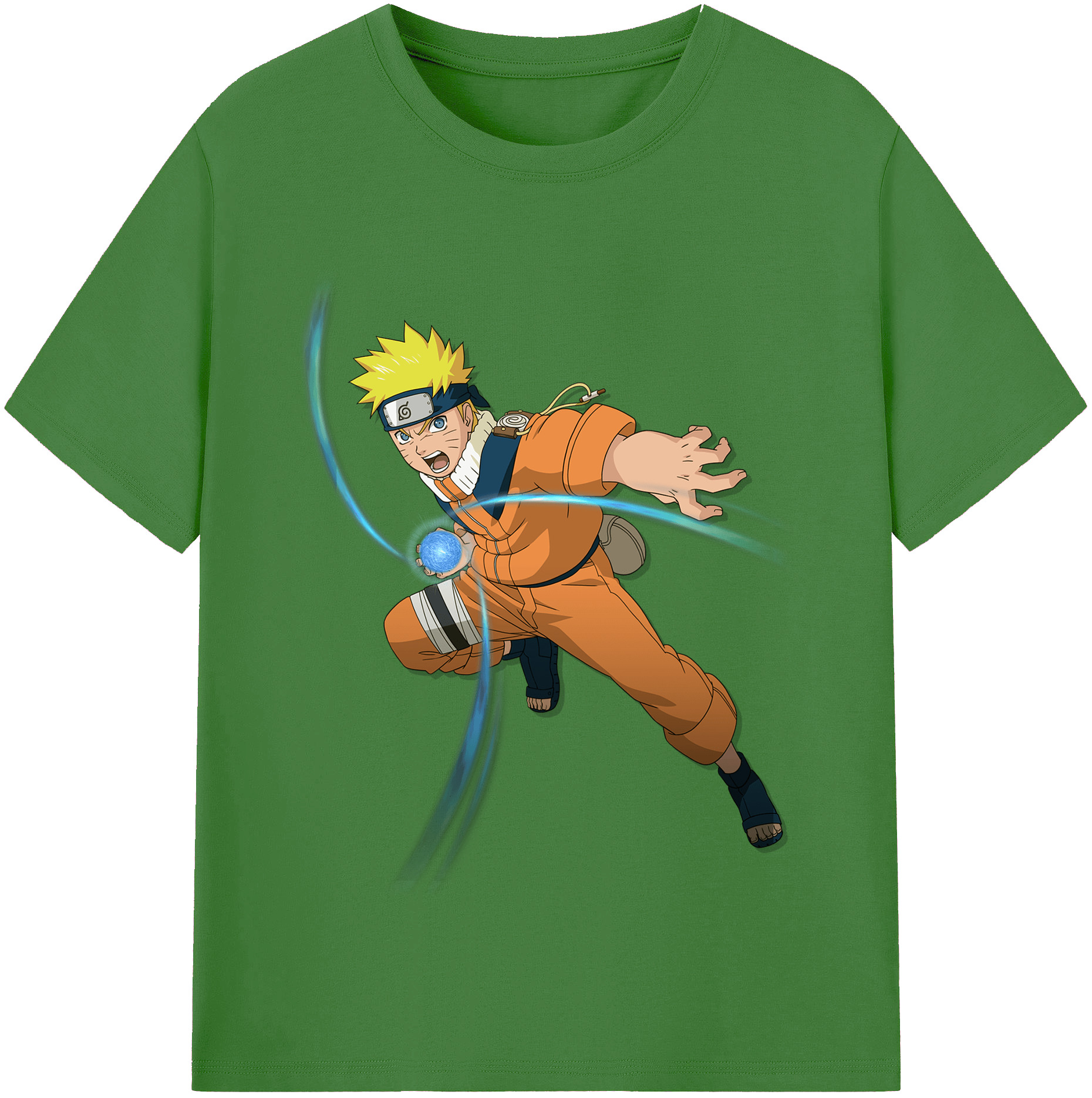 （画像用） NARUTO -ナルト- うずまき ナルト Uzumaki Naruto レディースカジュアルプリントTシャツ（綿100％）